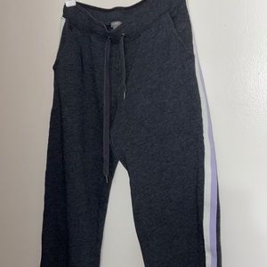 Aerie Stripe bootcut sweatpants
